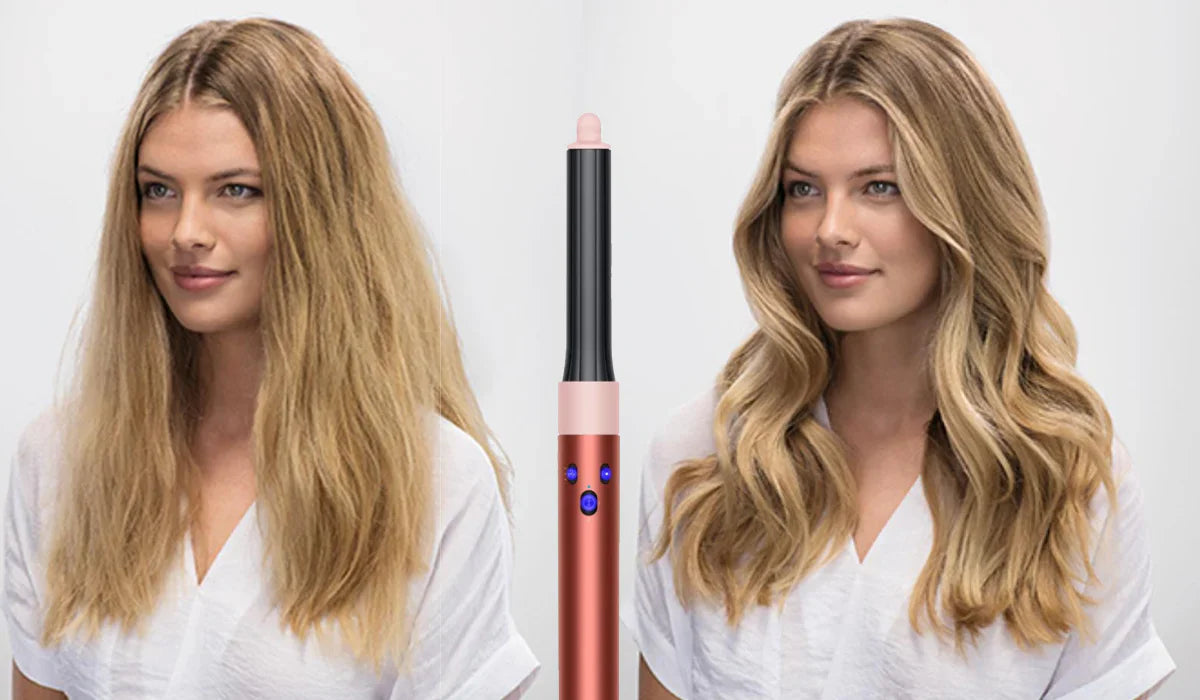 Před a po — profesionální výsledky s Dyson Airwrap